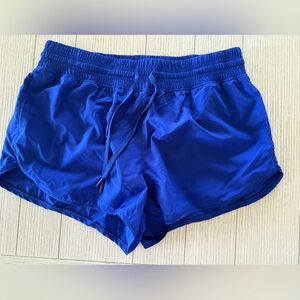 Royal Blue Athletic Running Shorts Size Large